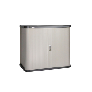 Casier en HDPE de haute qualité pour rangement extérieur, armoire de balcon en plastique étanche pour centre de sauna, structure assemblée - Product Image 2