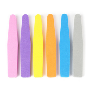 ShiningLife Brand custom disposable coloful professional emery board nail files Material Emery/Sponge/Sandpaper nail file 80/100