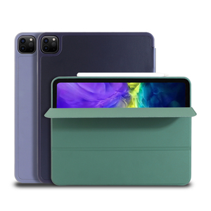 2022เคสฝาปิดแท็บเล็ตพีซี11นิ้วพร้อมปลอกซิลิโคนมีช่องใส่ดินสอด้านซ้าย iPad Pro 11นิ้วเคสหนัง PU - Product Image 1