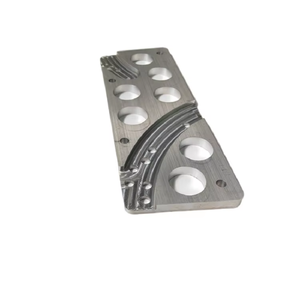 High Precision 6061 Aluminum Alloy CNC Milling & Wire EDM Parts Custom Drilling Stainless Steel Equipment Mounting Panel - Product Image 5