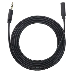 Премиум 3,5 мм 4-полюсный вспомогательный кабель 3,5 мм автомобиля мобильный динамик телефонный кабель устройств к автомагнитоле