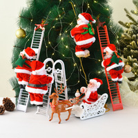 Père Noël Électrique Dansant et Animé avec Musique pour Décorations de Fêtes de Noël à Domicile et Cadeaux