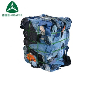 Venta al por Mayor de Trapos de Mezclilla Usados Gracer para Mujeres/Hombres/Niños, Tallas S-XXXL, Origen Guangdong - Product Image 2
