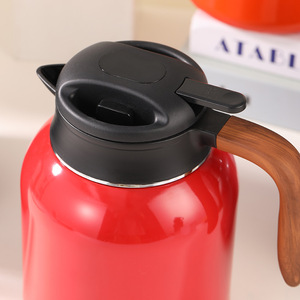 Vacuum Stainless Steel Teapot 316 With Lid Heat Resistant For <b>Tea</b> Coffee Office Use - Product Image 4