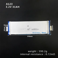 CNNTNY baterai Lithium Ion prisma 3.2V 31AH keluaran tinggi 3C Lifepo4 untuk e-motor