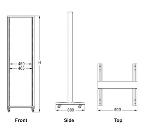 Rack Server Professionale Personalizzato da 19 Pollici 42U Apribile - Product Image 5