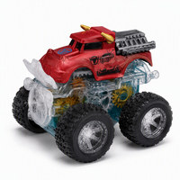 Vente en gros de jouets Monster Truck lumineux avec pneus texturés, assortiment coloré pour l'exposition et les cadeaux