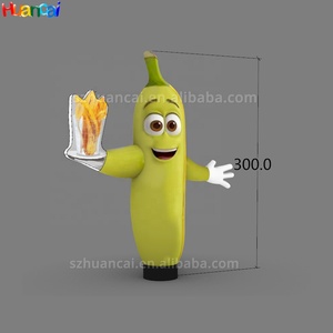 Muñeco Inflable Brillante de Hombre Plátano, Muñeco Inflable de Dibujos Animados, Bailarín de Aire Inflable con Logotipo Personalizado, Plátano Inflable para Promoción de Tiendas de Frutas - Product Image 3
