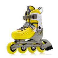 Patins à roues alignées à coque dure Patins à roues alignées populaires chauds Patins à roues alignées Taille réglable Patins clignotants Chaussures