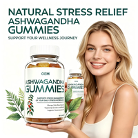 Gummies d'Ashwagandha à Marque Blanche les Plus Vendues avec Racine de Maca pour le Soulagement du Stress et le Soutien de l'Humeur – Complément Alimentaire