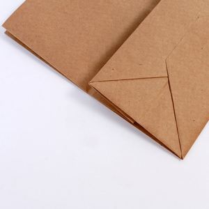 Bolsas de Papel Kraft Reutilizables Ecológicas Impresas Personalizadas para Comida para Llevar y Empaque de Regalos con Logotipo y Asas Personalizados - Product Image 6