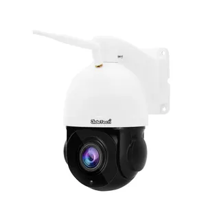 JideTech 5mp H.265 WIFI 무선 PTZ 야외 IP 보안 카메라 나이트 비전 인간의 모션 추적 CCTV 네트워크 카메라 (영국 재고)