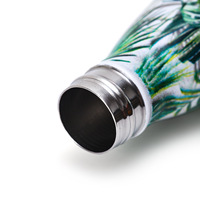 Bouteilles d'eau en acier inoxydable de 17 oz Bouteilles d'eau réutilisables sous vide à double paroi BPA-FREE étanche Tasse de bouteille de sport pour la course
