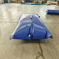 Réservoir d'eau souple pliable en bâche PVC robuste pour la collecte d'eau de pluie en extérieur