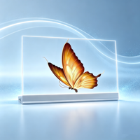 Écran tactile OLED transparent haute performance avec affichage de texte, réponse rapide, pour affichage numérique en magasin, ascenseur, métro, et SDK