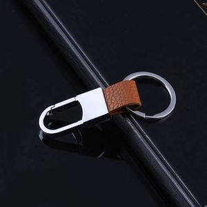 Porte-clés en cuir de haute qualité pour homme, porte-clés en métal pour voiture, petit cadeau pour les occasions spéciales - Product Image 6