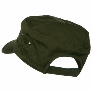 Không Xây dựng Chất Lượng Cao 100% Cotton Ajustable <span class=keywords><strong>Hook</strong></span> & Dây Đeo Vòng Lặp Đóng Cửa Olive Màu Xanh Lá Cây Rắn Trống <span class=keywords><strong>Flat</strong></span> <span class=keywords><strong>Top</strong></span> Cap - Product Image 4