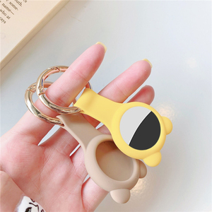 Étuis en silicone souple anti-perte personnalisés pour Airtag <span class=keywords><strong>GPS</strong></span> Pet Locator Tracker en plastique porte-clés crochets et housses pour Airtags - Product Image 5