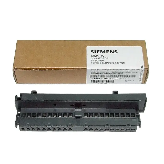 SIMATIC 커넥터 PLC 6ES7392-1AJ00-0AA0 프로그래밍 가능 로직 컨트롤러를 SIE-MENS 산업 자동화 제품