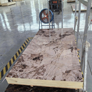 Panneau mural en PVC moderne personnalisé <span class=keywords><strong>de</strong></span> haute qualité, imperméable, ignifuge, insonorisant, motif marbre, extérieur, cuisine, salle <span class=keywords><strong>de</strong></span> bain, hôtel - Product Image 3