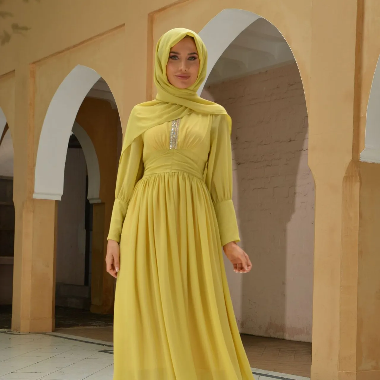 Ramadan Kaftan Dubai Abaya Kalkoen Moslim Vrouwen Islam Ethmic Caftan Marocain Luxe Kralen Jurken Eid Mubarak Gewaad