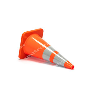 Cono de Seguridad Mini de Alta Calidad, Cono de <span class=keywords><strong>PVC</strong></span> con <span class=keywords><strong>Base</strong></span> Naranja Fluida de 700 mm - Product Image 5