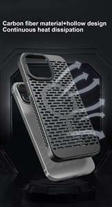 เคสโทรศัพท์โลหะสำหรับ iPhone 15 14 13 12 11, เคสระบายความร้อนด้วยแรงกระแทก - Product Image 5