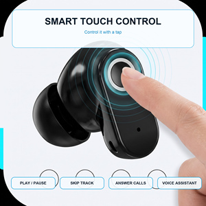 Auriculares inalámbricos intrauditivos con graves profundos, estuche de carga, <span class=keywords><strong>Bluetooth</strong></span> 5.4, emparejamiento automático, graves profundos para uso diario - Product Image 2