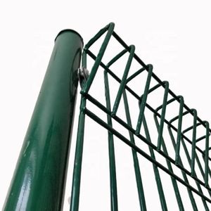 บ้านที่เป็นมิตรกับสิ่งแวดล้อมใช้บริการสร้างแบบจำลอง 3 มิติ รั้ว BRC เคลือบ PVC ตาข่ายลวดโค้งรูปสามเหลี่ยมสูง <span class=keywords><strong>6</strong></span> ฟุต สำหรับป้องกันรอบพื้นที่ - Product Image 4