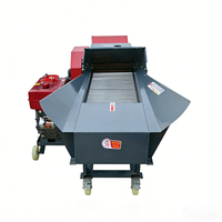 Petite machine agricole domestique pour la coupe de la paille, nouveau design, broyeur d'herbe avec moteur et boîte de vitesses pour pâturage et alimentation animale