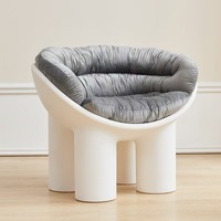 Chaise de canapé simple créative modèle adulte. Tabouret de chaise longue de salon de forme de dessin animé de jambes d'éléphant. Couleur en option.