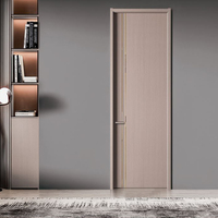 BOWDEUD portes portes en bois mélamine mdf panneau de porte pour maison chambre à coucher intérieur dernières photos de conception cadres de chambre d'hôtel