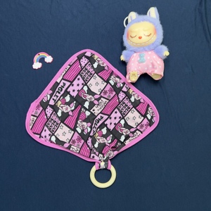 竹/スパンデックス製よだれかけ（動物柄、防ダニ・いびき防止機能付き、保育園・睡眠用、カスタマイズ可能）卸売 - Product Image 4