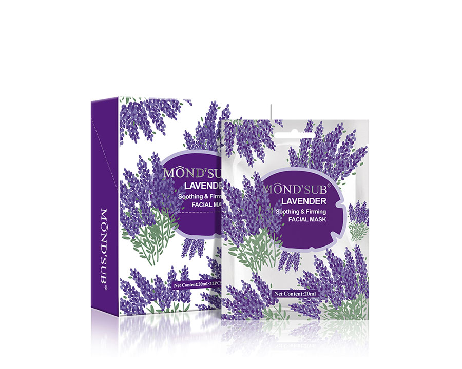 Mondsub Лавандовый натуральный уход за кожей увлажняющая листовая маска против морщин увлажняющая косметическая маска для лица