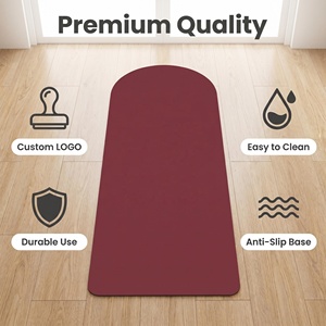 Factory Price Natural Rubber Arch Yoga Mat Eco-friendly Non-slip Sweat-proof Semi-circle Fitness Mat for Studios