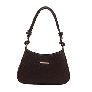 Brown 2026 Woman New <b>Woven</b> PU <b>Leather</b> <b>Bags</b> Single Sling <b>Bag</b> Fashion <b>Leather</b> Flap Women Handbags - Product Image 2