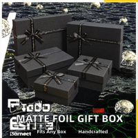 Boîte cadeau en aluminium finition mate avec gaufrage gratuit pour diverses industries, emballage alimentaire, présentoir pour rouge à lèvres, cils, produits de soin de la peau