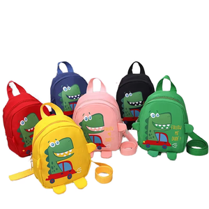 Borsa da scuola materna nera progettata su misura <span class=keywords><strong>per</strong></span> ragazzi di alta qualità nuova moda con stampa animalier Cartoon zaino <span class=keywords><strong>per</strong></span> uso quotidiano zaini - Product Image 2