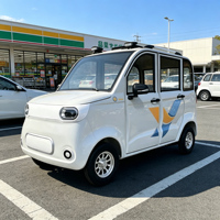 Microcar électrique fermée pour adultes HLD à 4 portes, 1000W, quadricycle de mobilité, cabine fermée, véhicule électrique pour seniors avec sièges de luxe