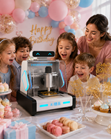 Impresora 3D de Alimentos con Tecnología Panda, Personalizable, Inteligente, Eléctrica, Automática, Controlada por Android, Fácil de Usar, para Pintar con Azúcar y Pasta