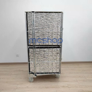 Tùy chỉnh kẽm kết thúc kim loại cách điện cuộn lồng nhiệt-bằng chứng CuộN <span class=keywords><strong>container</strong></span> 500kgs Công suất 2 kệ cho hàng hóa thiết bị lưu trữ - Product Image 6