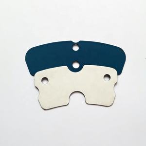 Hoge Temperatuur Weerstand Blauwe Kleur Rubber Geweven Brake Pad Anti Piepen Shims Met Lijm D1951 - Product Image 3