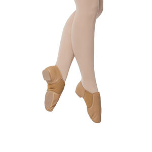 Zapatos <span class=keywords><strong>de</strong></span> Jazz <span class=keywords><strong>de</strong></span> Piel con Suela <span class=keywords><strong>de</strong></span> Gamuza Color Bronceado/Negro para Mujer/Hombre - Zapatos Profesionales <span class=keywords><strong>de</strong></span> Entrenamiento <span class=keywords><strong>de</strong></span> Danza Jazz para Primavera, Verano y Otoño - Product Image 1