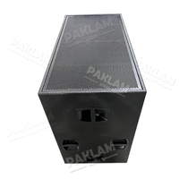 Caisse vide pour subwoofer extérieur PAKLAM en contreplaqué étanche, double subwoofer de 18 pouces