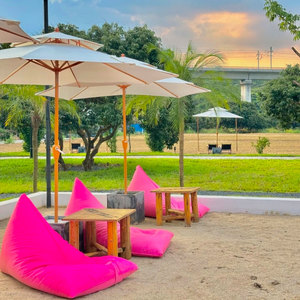 Housse de pouf imperméable (sans rembourrage) pour extérieur, canapé paresseux géant triangulaire, pouf de plage flottant pour <span class=keywords><strong>piscine</strong></span>, siège au sol - Product Image 6