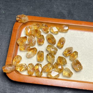 ซิทรินสีเหลืองธรรมชาติ หินดิบ ขัดเงา ลูกปัดทรงกลม สำหรับงาน DIY ทำมือ แฟชั่นทันสมัย ตกแต่งบ้าน - Product Image 3