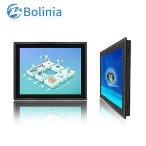 15 inch X86 Waterproof capacitive touch screen Industrial all In One Panel Pc win10 Computer with generation4 i3 Wifi