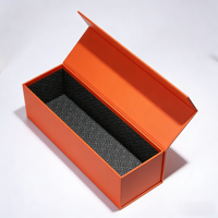 Boîte cadeau en papier rigide recyclé de forme personnalisée, fermeture magnétique, pour emballage d'échantillons de cosmétiques et de parfums de luxe, laminage mat, logo