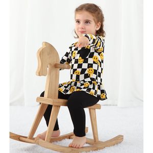 Leggings en bambou pour fillette, extensibles, longueur cheville, doux, tailles 2-5 ans, vente en gros - Product Image 3