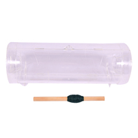 Attrapeur d'appâts portable en PVC transparent pour la pêche en mer